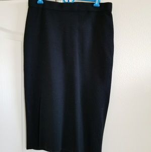 Black maxi skirt